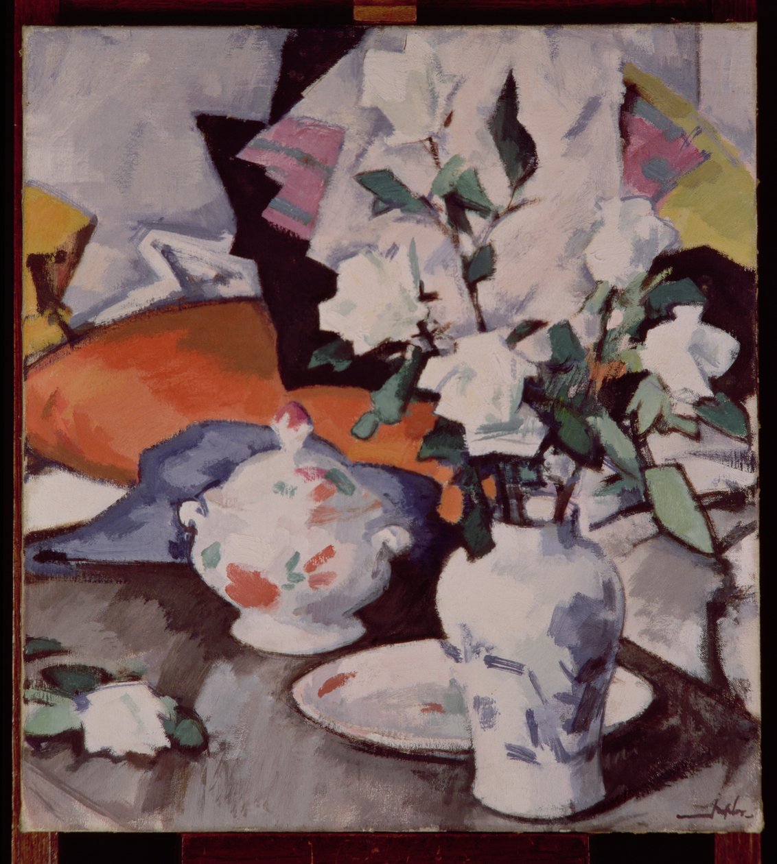 Vazoda Beyaz Güller by Samuel John Peploe