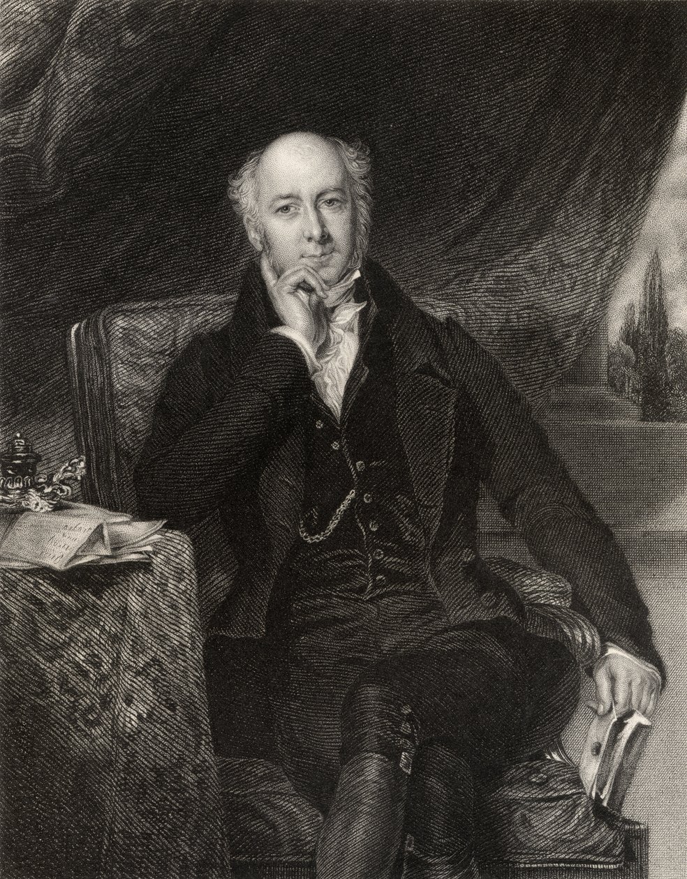 Sir Charles Mansfield Clarke, J. Cochran tarafından oyulmuş, 