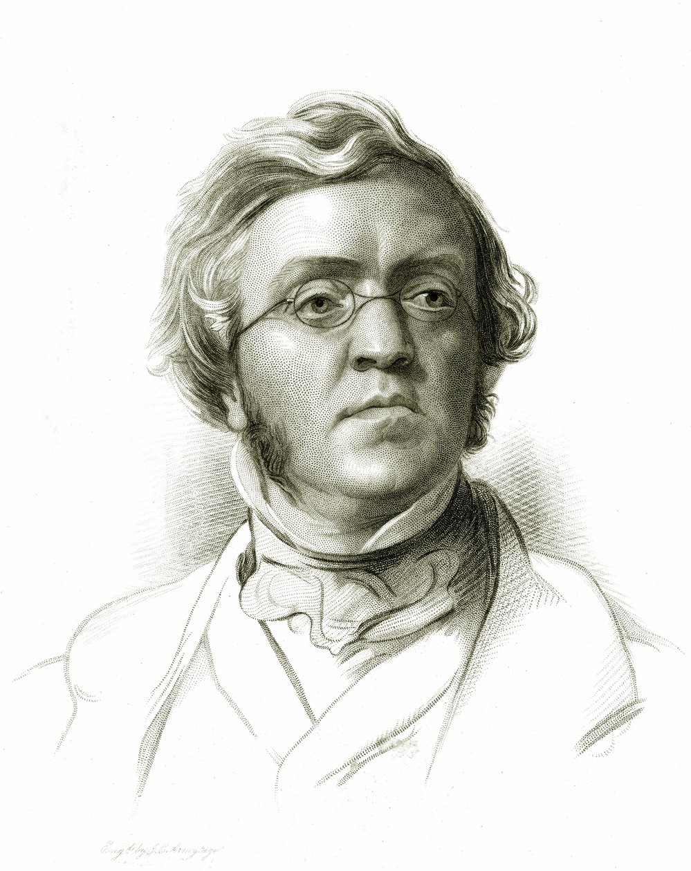 William Makepeace Thackeray (1811-63) by Samuel Laurence