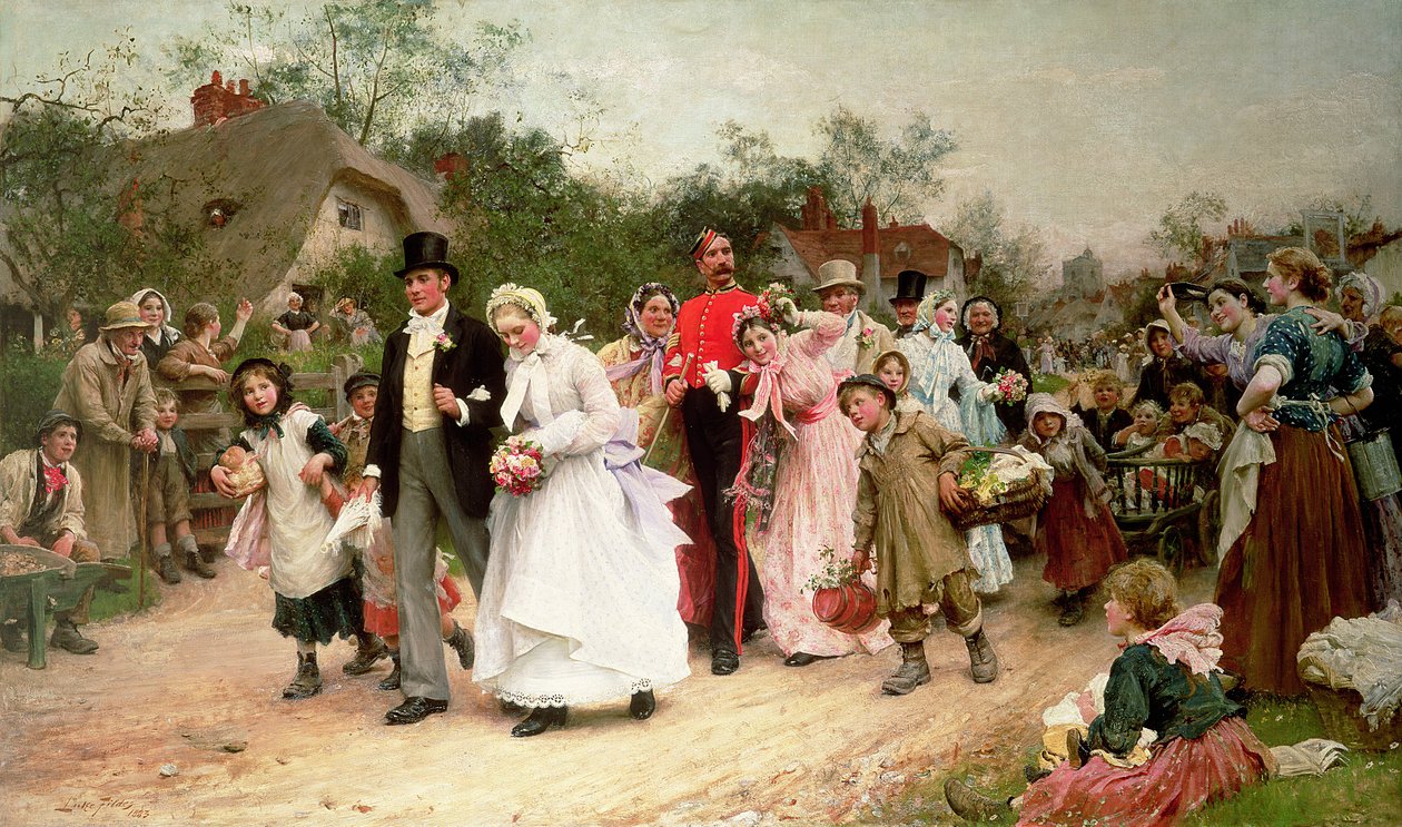 Köy Düğünü, 1883 by Samuel Luke Fildes