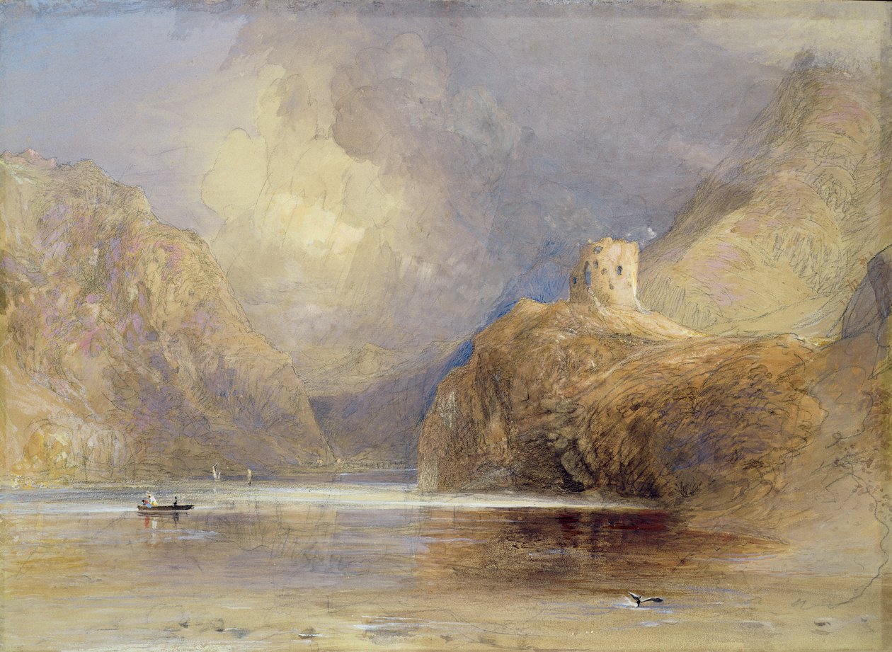 Dolbadarn Kalesi, Llanberis, Kuzey Galler by Samuel Palmer