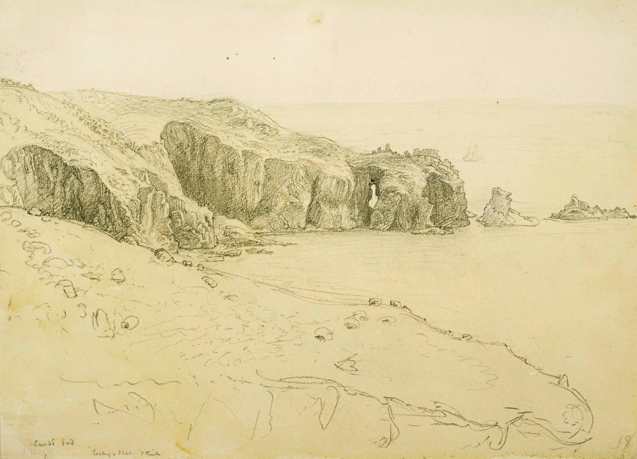 Pele Noktası, Arazi Sonu by Samuel Palmer