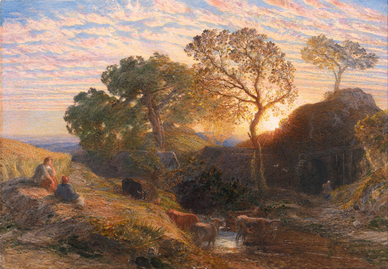 Gün batımı by Samuel Palmer