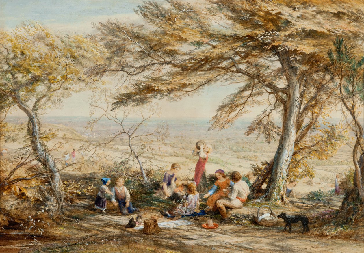 rustik akşam yemeği by Samuel Palmer