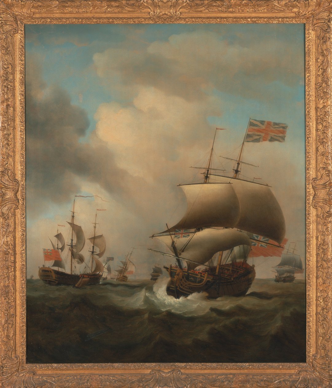 Dalgalı Denizde Nakliye by Samuel Scott