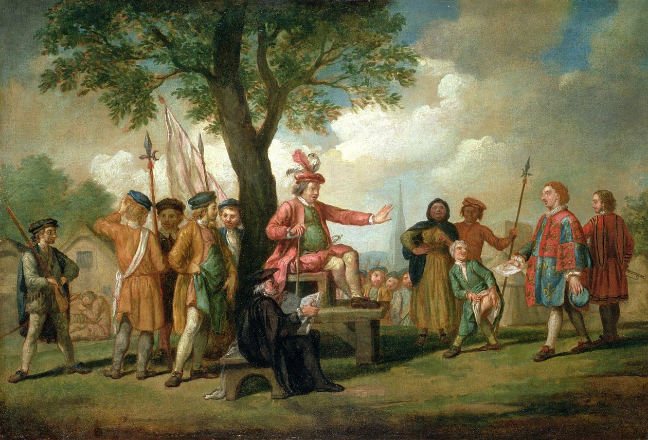 Robert Kett (d.1549) Reform Meşesi altında by Samuel Wale