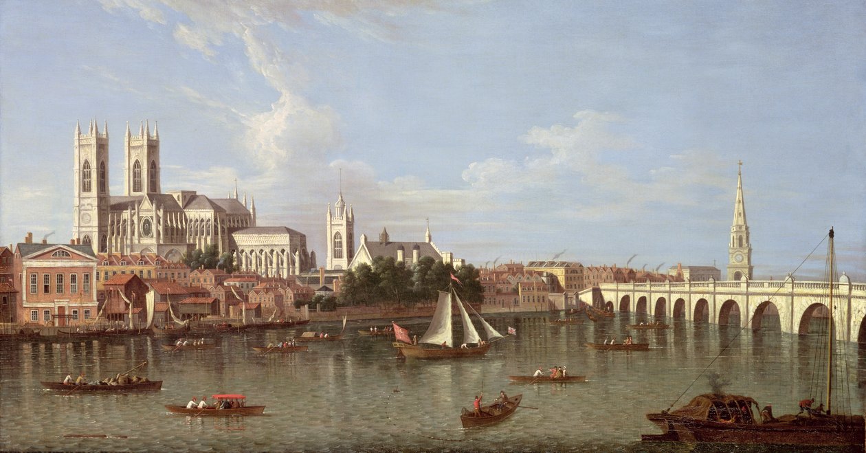 Westminster köprüsü by Samuel after Scott