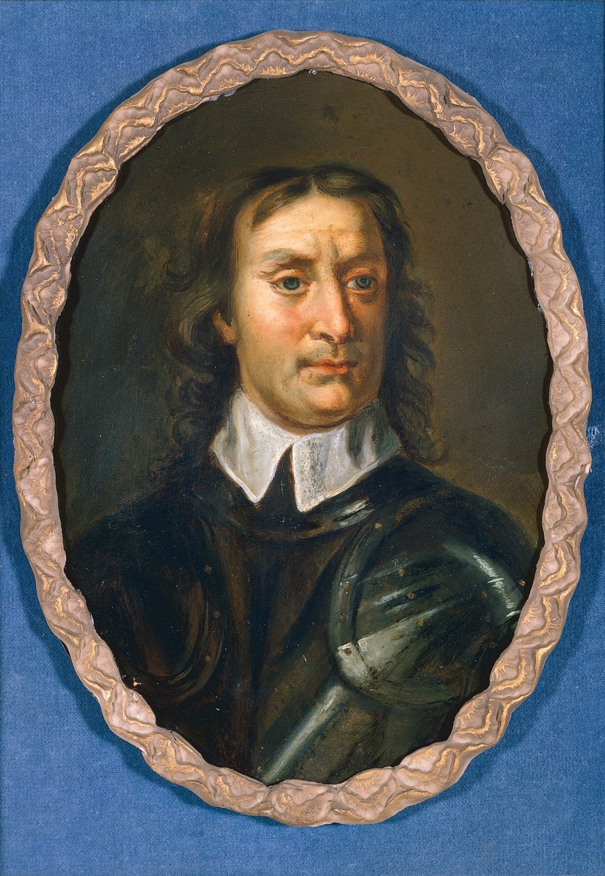 Oliver Cromwell, c.1670-90 (gemideki yağ) by Samuel (after) Cooper