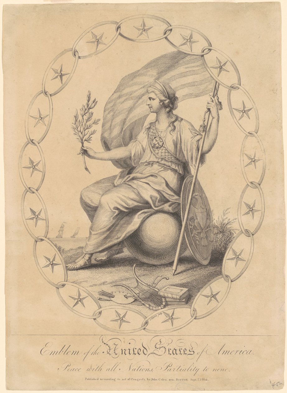 Amerika Birleşik Devletleri Amblemi by Samuel A. Harris