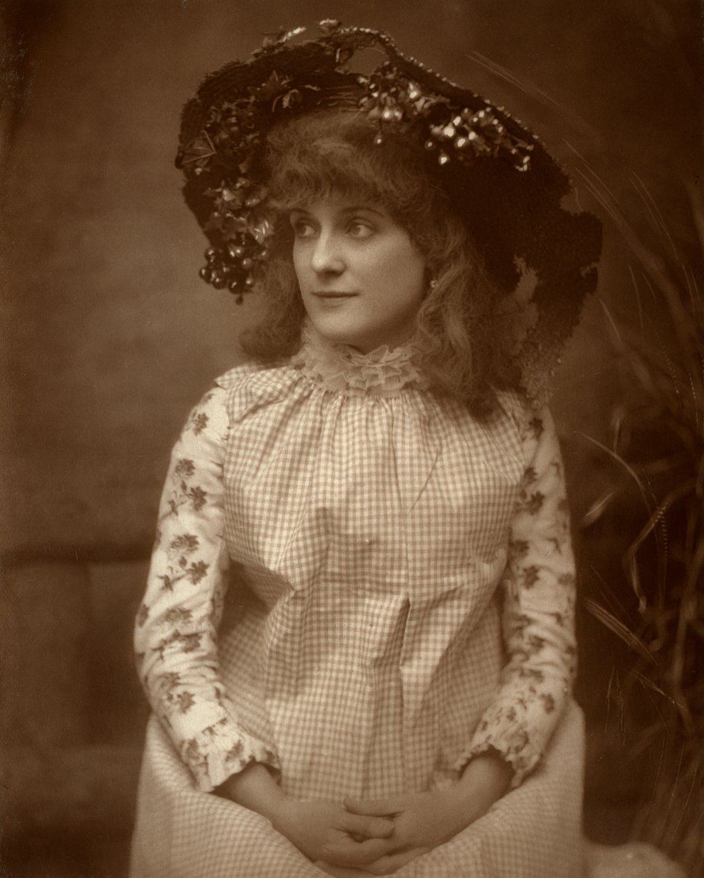 Minnie Palmer, Amerikalı oyuncu, 1884 by Samuel A Walker