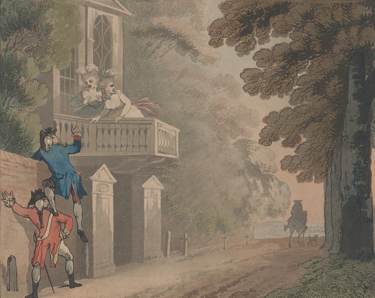 Ölçekleme Sanatı, 1792. by Samuel Alken