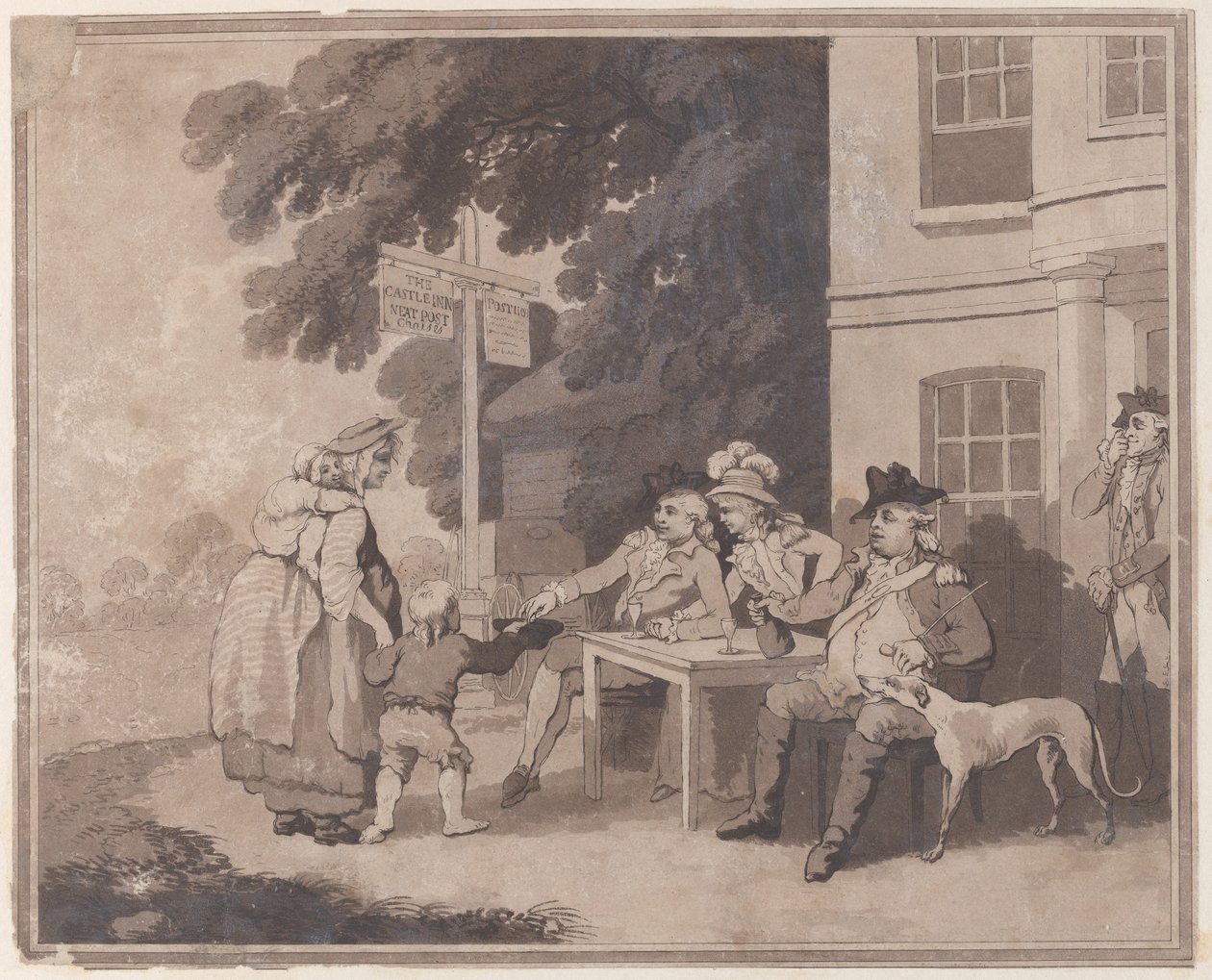 İyilikseverlik, 25 Kasım 1792. by Samuel Alken