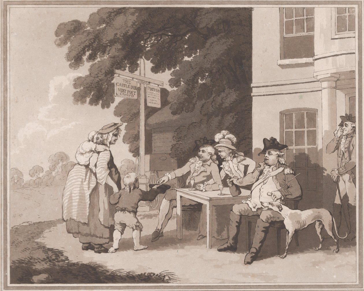 İyilikseverlik, 25 Kasım 1792. by Samuel Alken