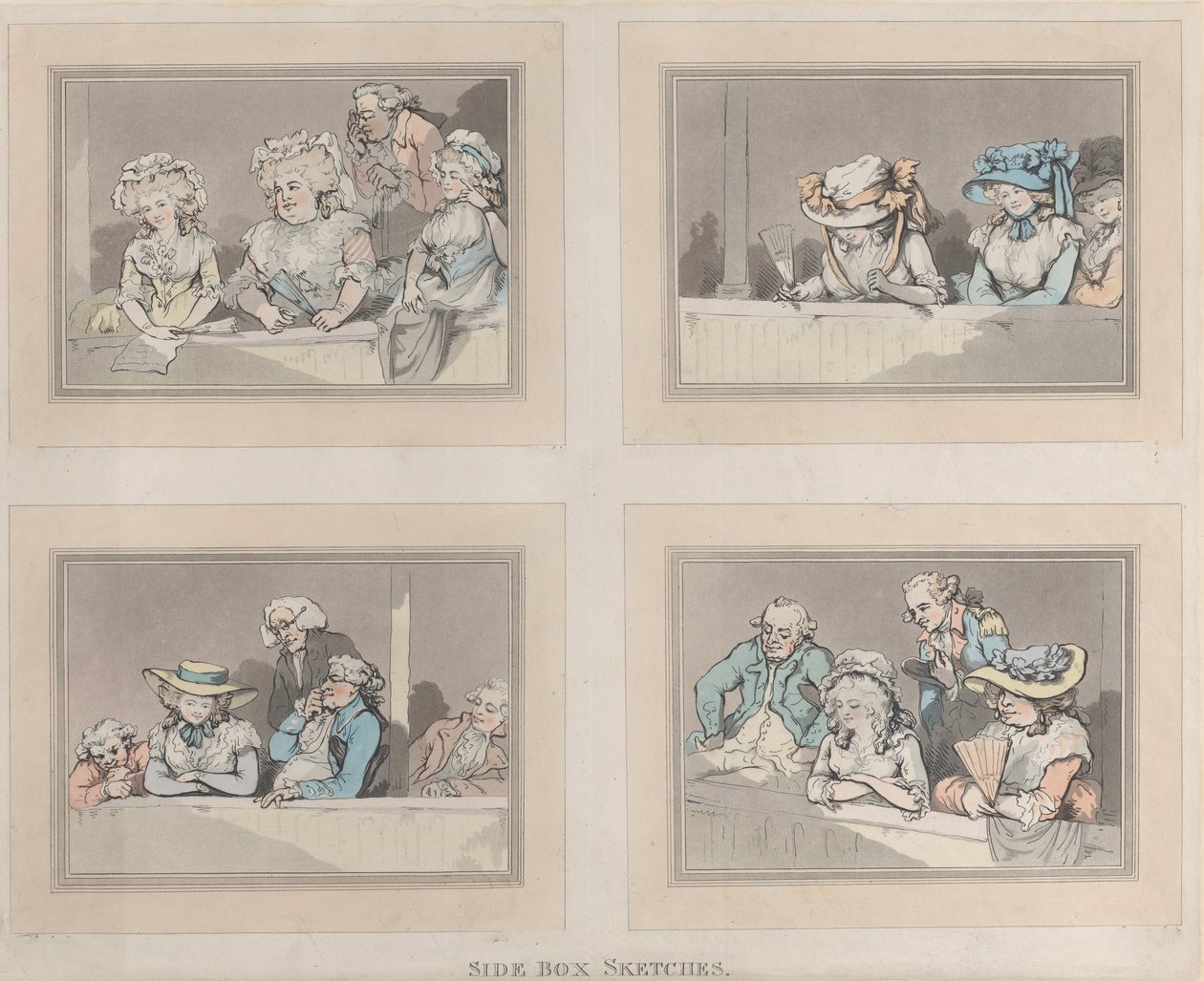 Yan Kutu Eskizleri, 5 Haziran 1786. by Samuel Alken