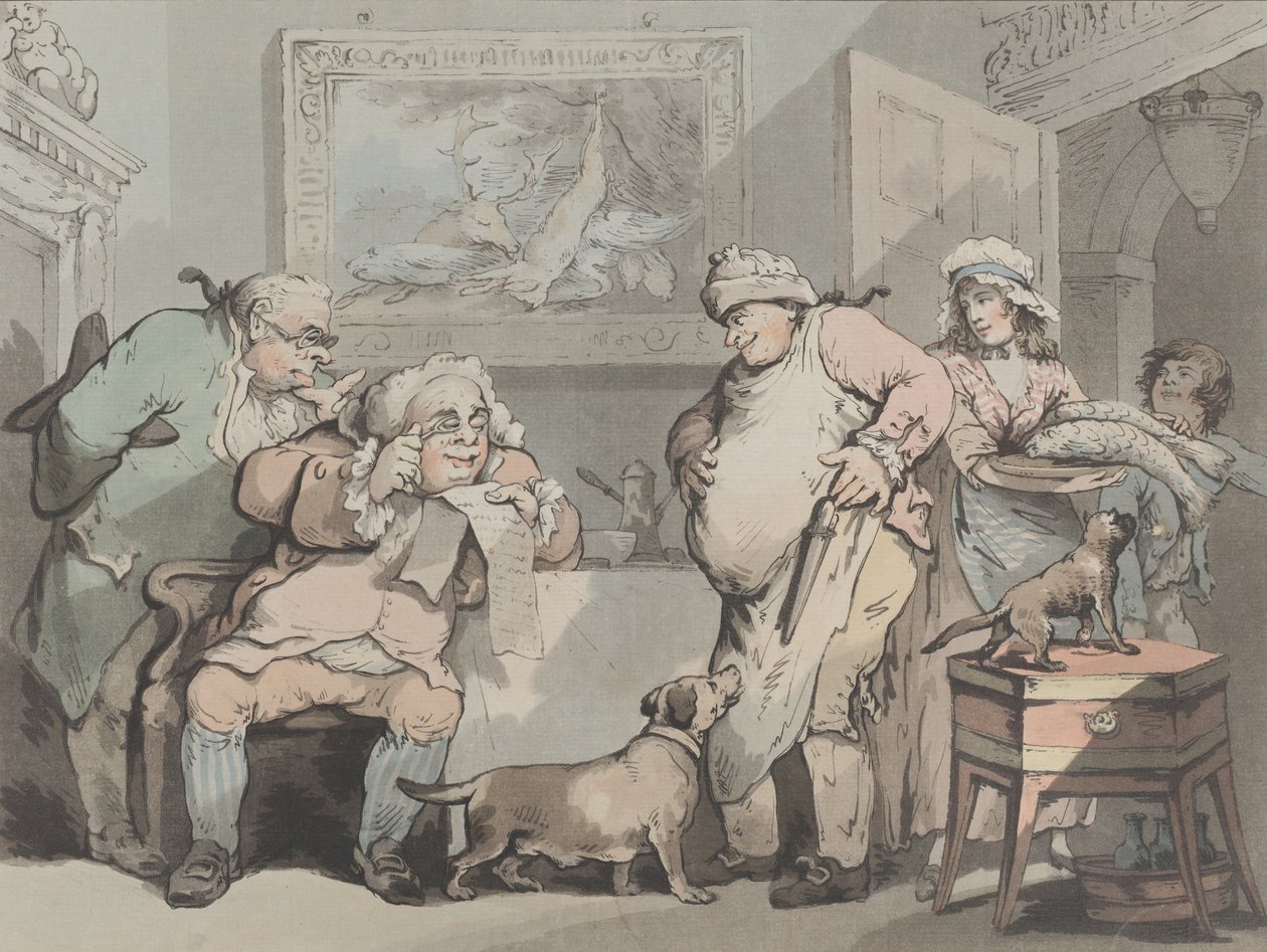 Çalışkan Oburlar, Ekim 1788. by Samuel Alken