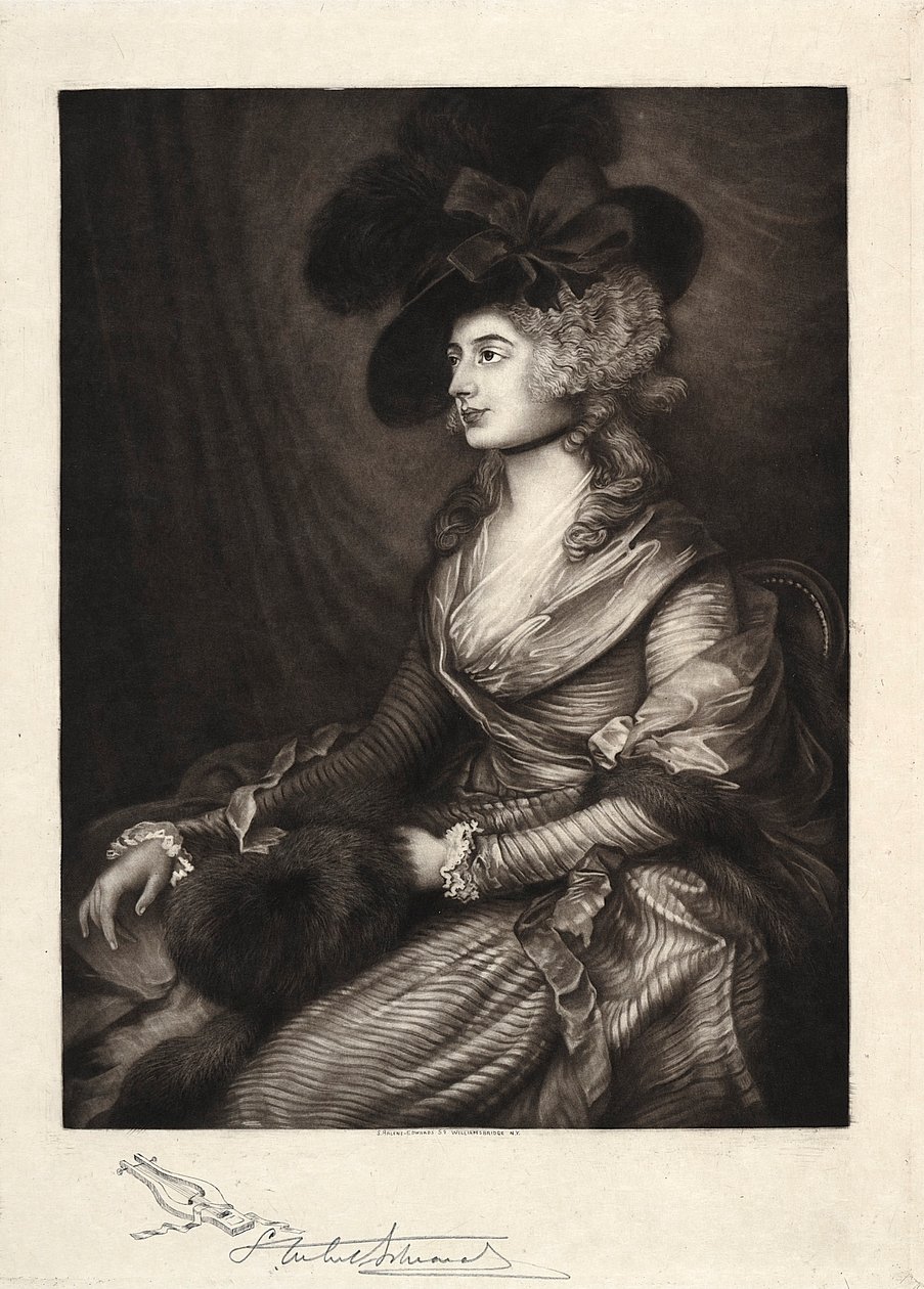 Bayan Sarah Siddons, 19.-20. yüzyıl. by Samuel Arlent Edwards