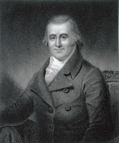 Caspar Wistar (1761-1818), William G. Jackman (fl.c.1841-60) tarafından oyulmuş (gravür) by Samuel Bell (after) Waugh