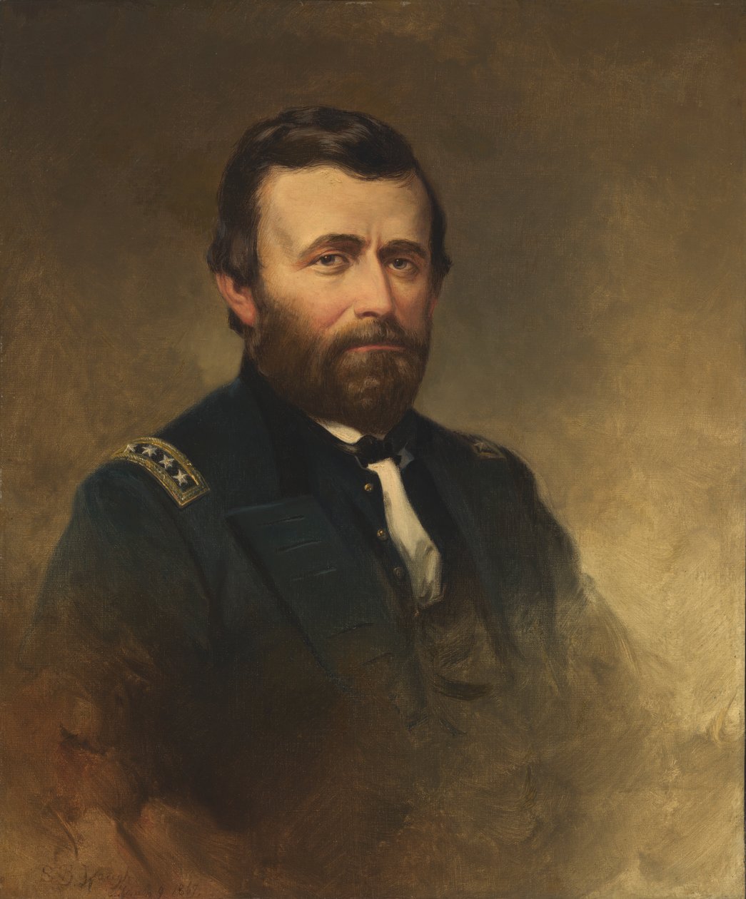 Ulysses S. Grant, 1869. by Samuel Bell Waugh