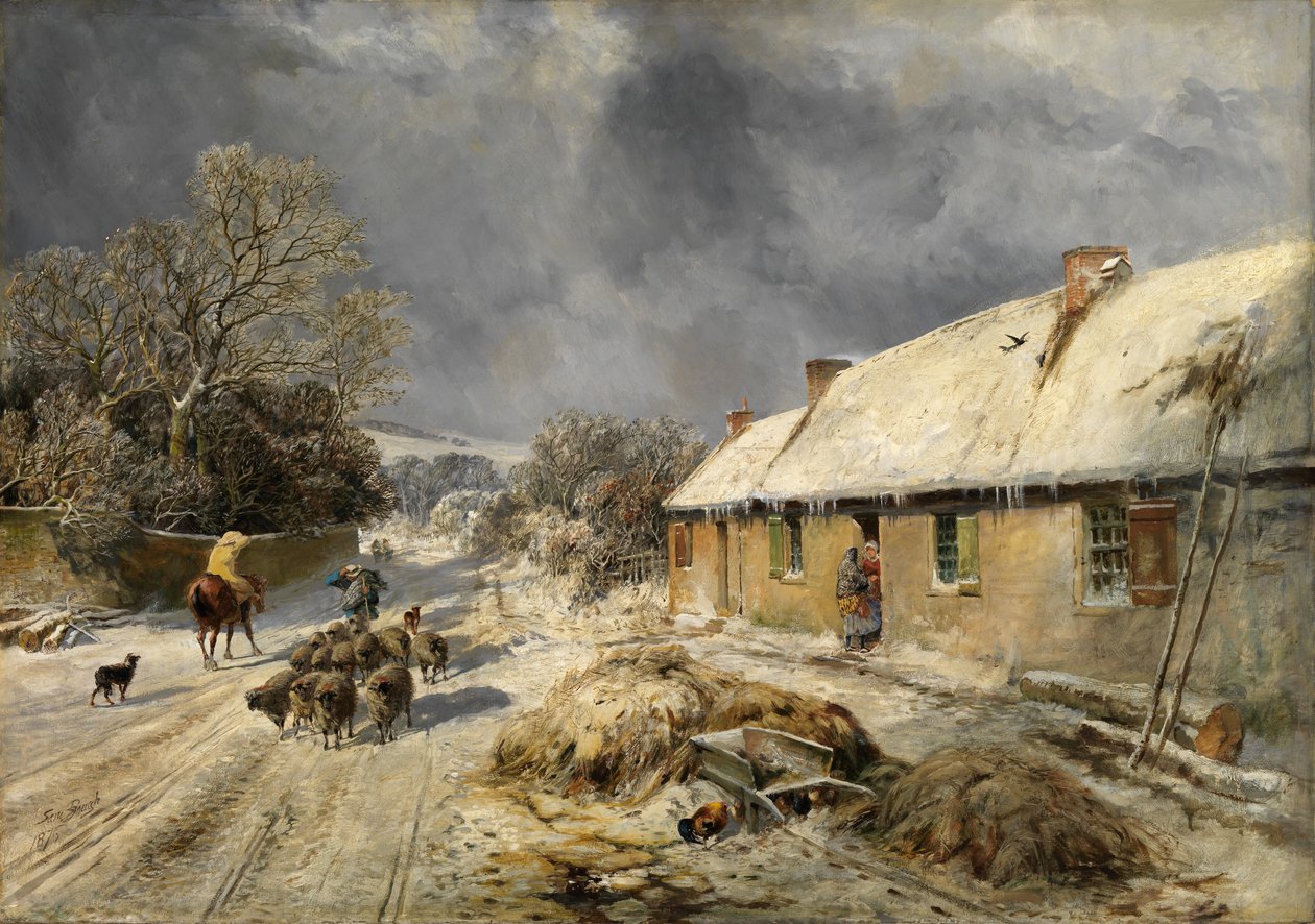 Burns'ün Kulübesi, Alloway by Samuel Bough