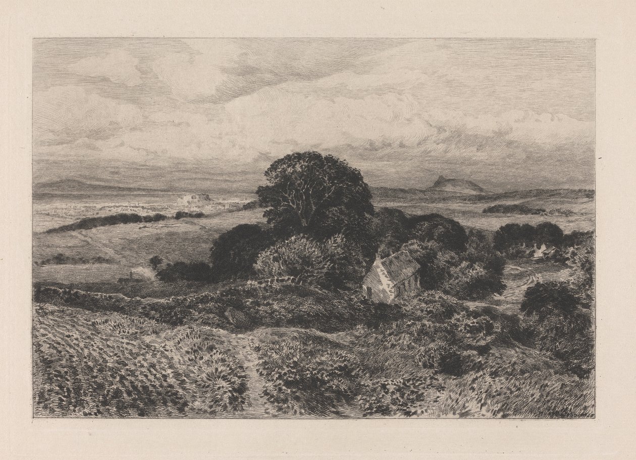 Edinburgh'un Uzaktan Görünümü by Samuel Bough