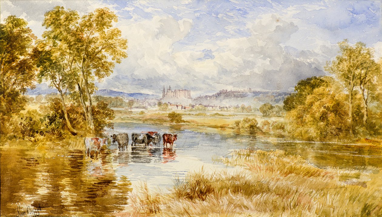 Manzara, yaklaşık 1860 (suluboya) by Samuel Bough
