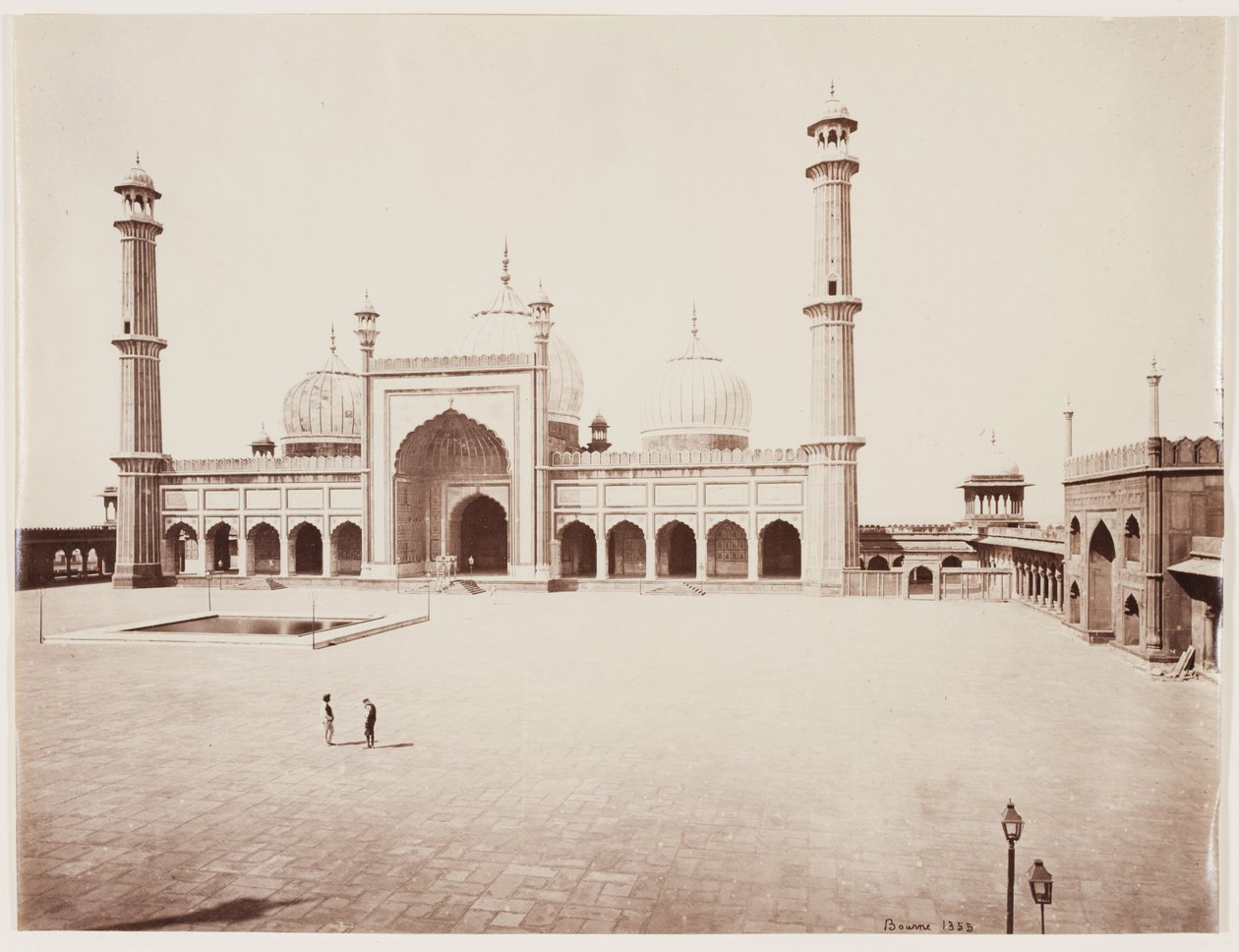Cami görünümü, 1860 dolayları (cam negatiften albüm baskısı) by Samuel Bourne