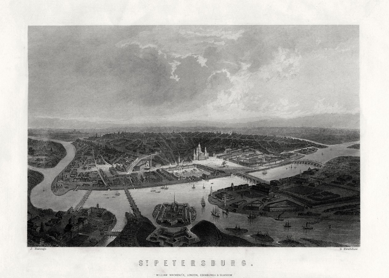 St Petersburg, Rusya, 19. yüzyıl by Samuel Bradshaw