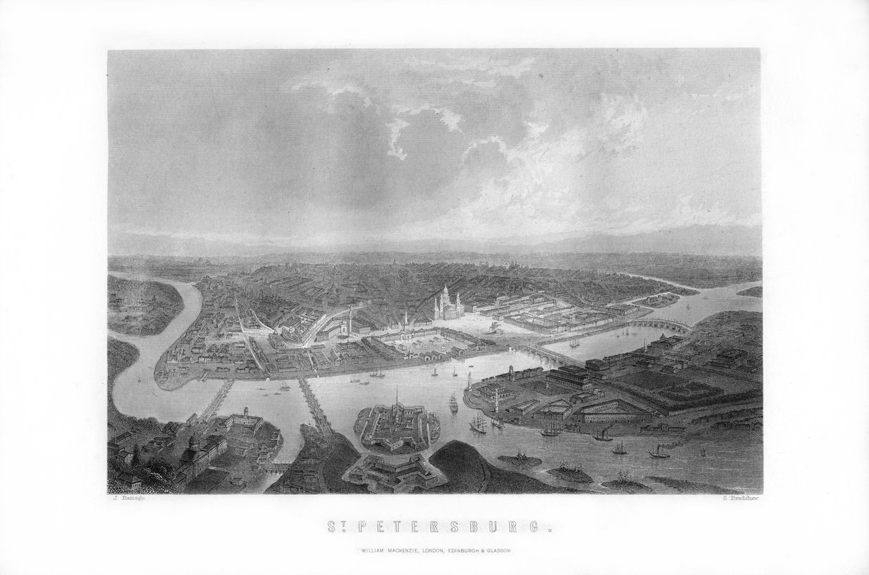 St Petersburg, kuzeybatı Rusya, 1893 by Samuel Bradshaw