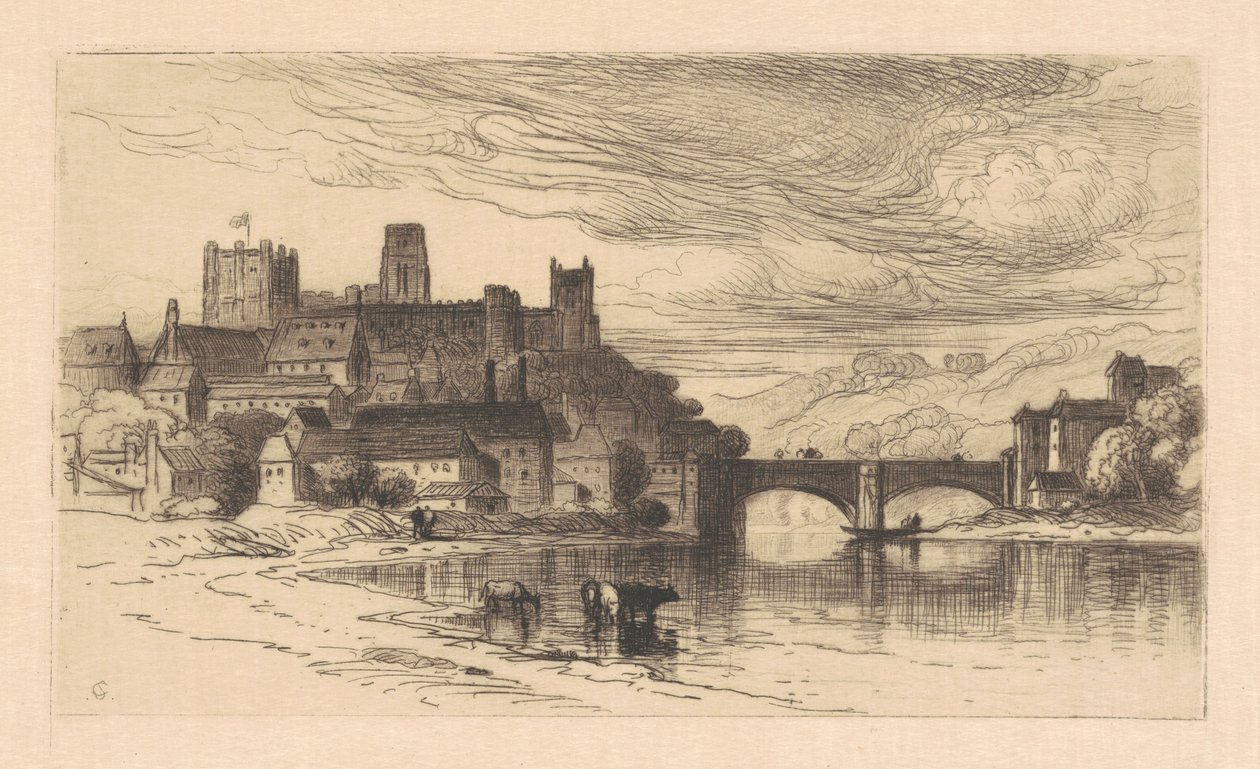 Durham, İngiltere by Samuel Colman