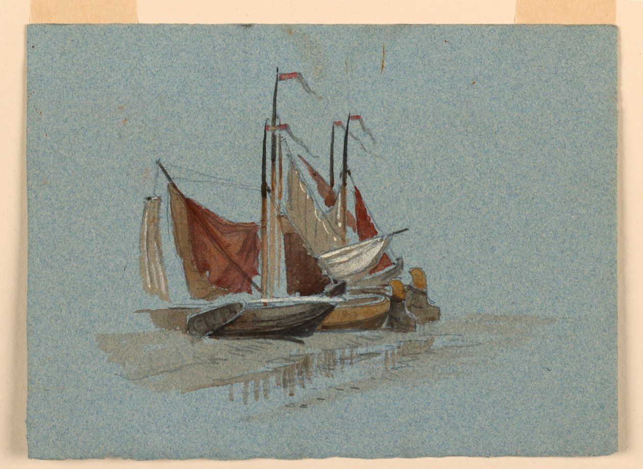 Balıkçı Yelkenli Tekneler by Samuel Colman