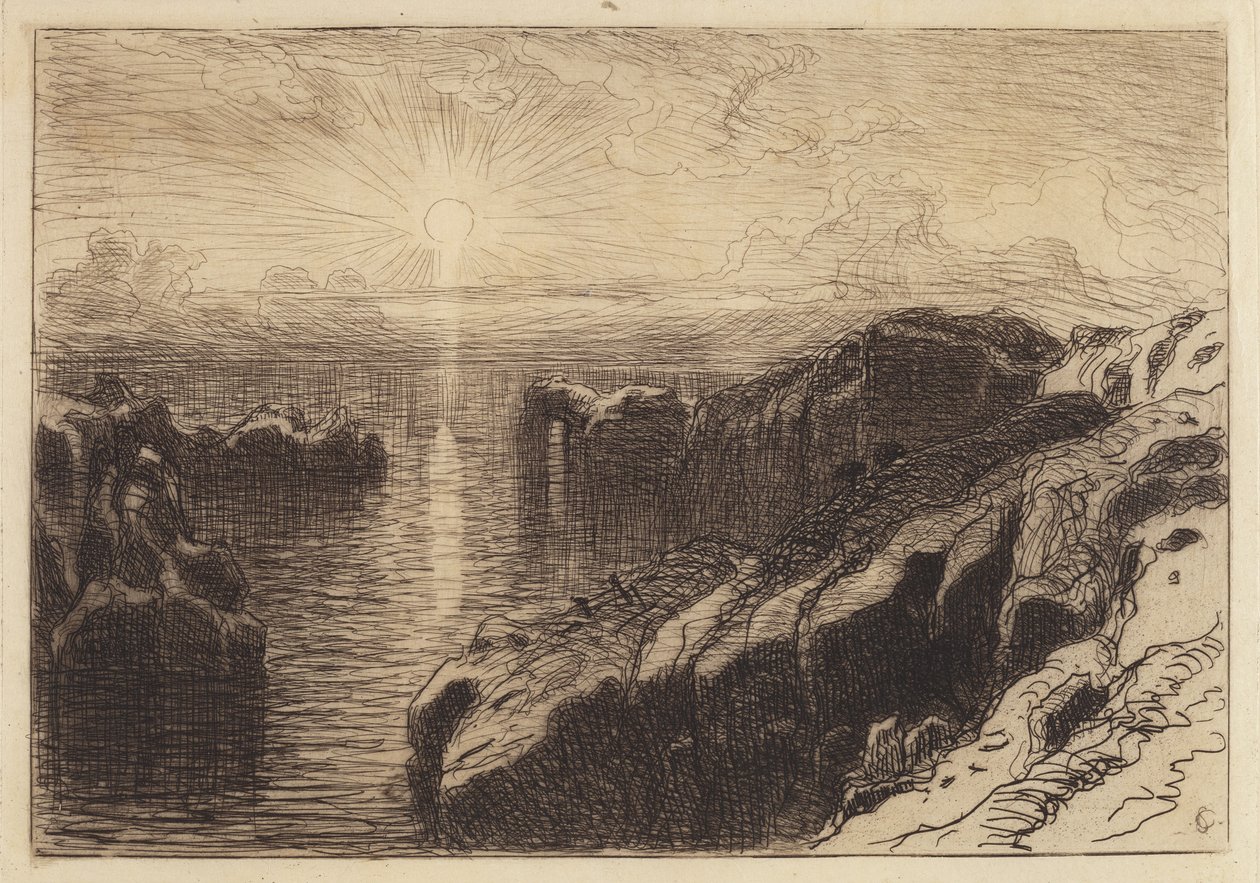 Pasifik Kıyısı, Kaliforniya by Samuel Colman