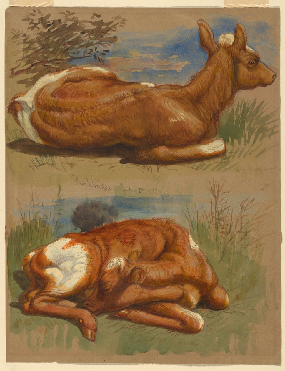 Buzağı Çalışmaları, Stockbridge by Samuel Colman