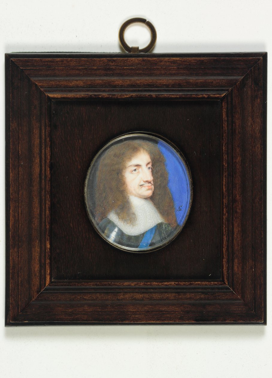 Charles II (parşömen üzerine suluboya) by Samuel Cooper