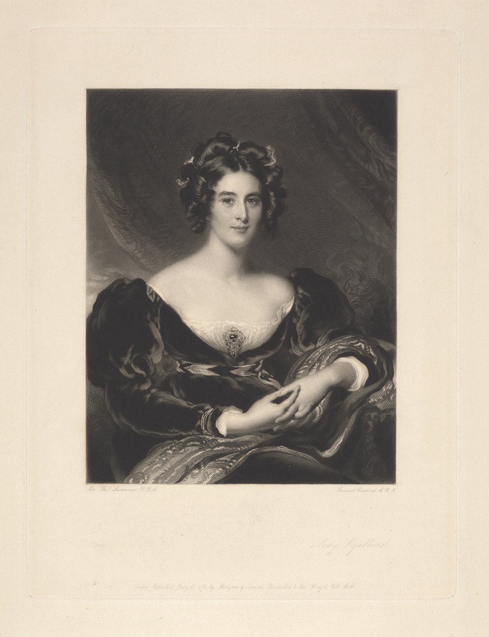 Leydi Lyndhurst by Samuel Cousins