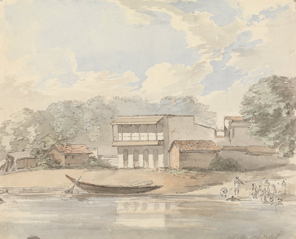 Moorshedubad'da [Murshidabad] by Samuel Davis