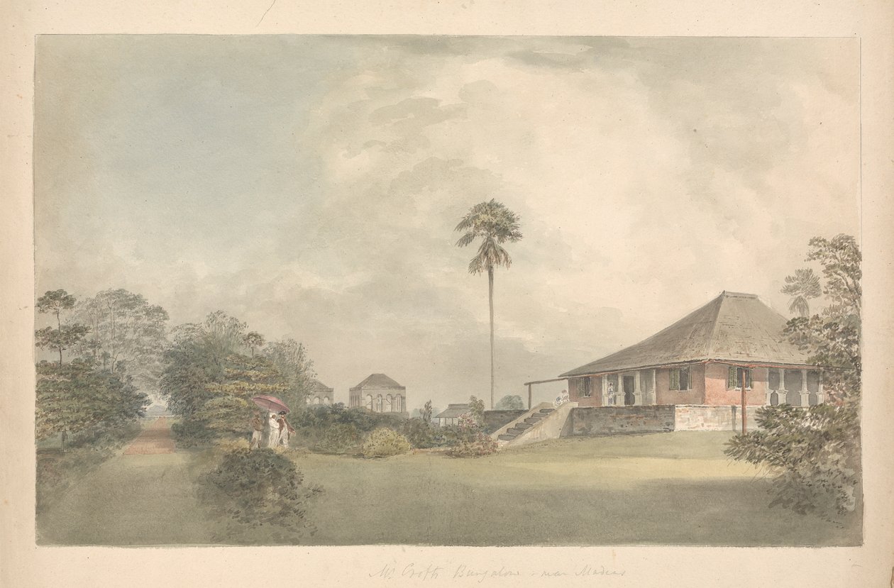Bay Croft'un bungalovu, Madras yakınlarında by Samuel Davis