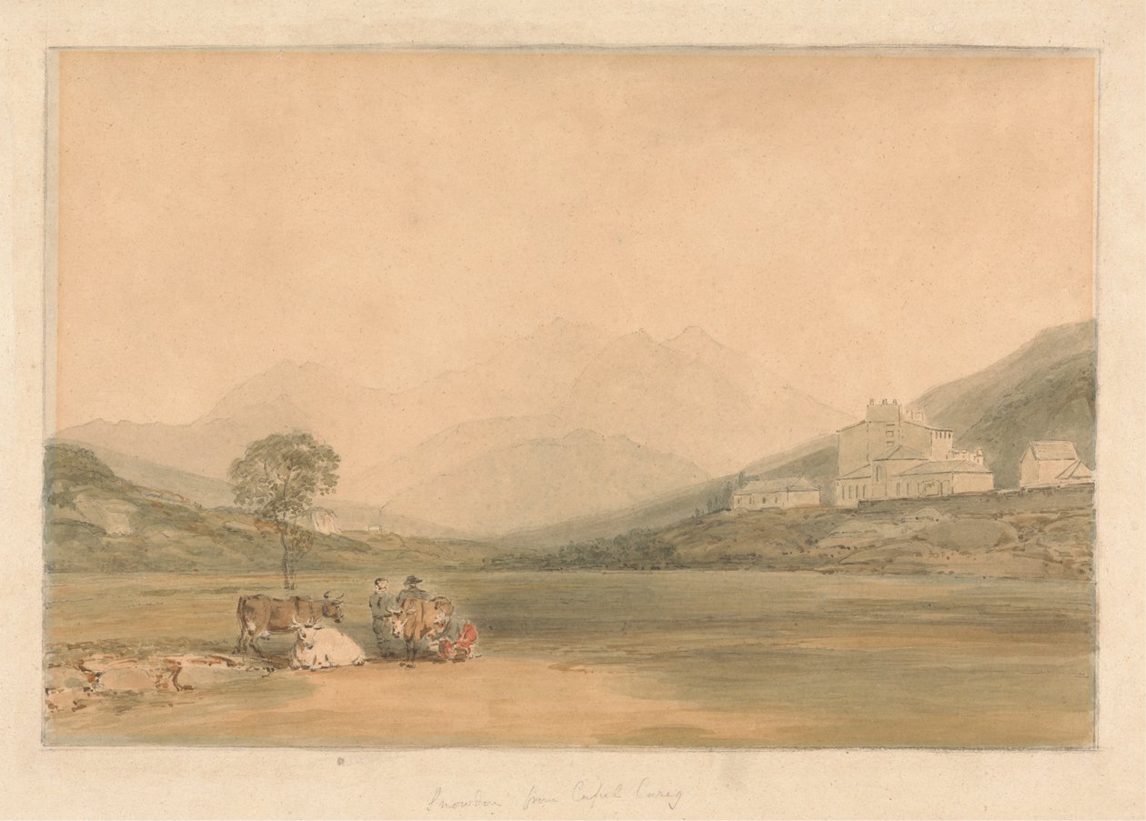 Capel Curig'den Snowdon by Samuel Davis