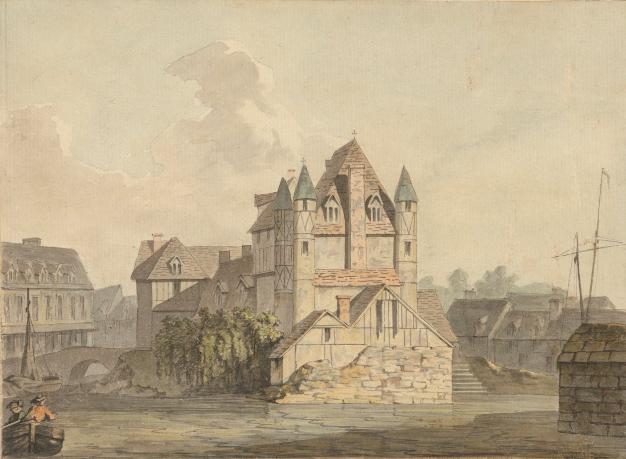 Rouen'deki Ruin'd Bridge'in Sonu by Samuel Davis