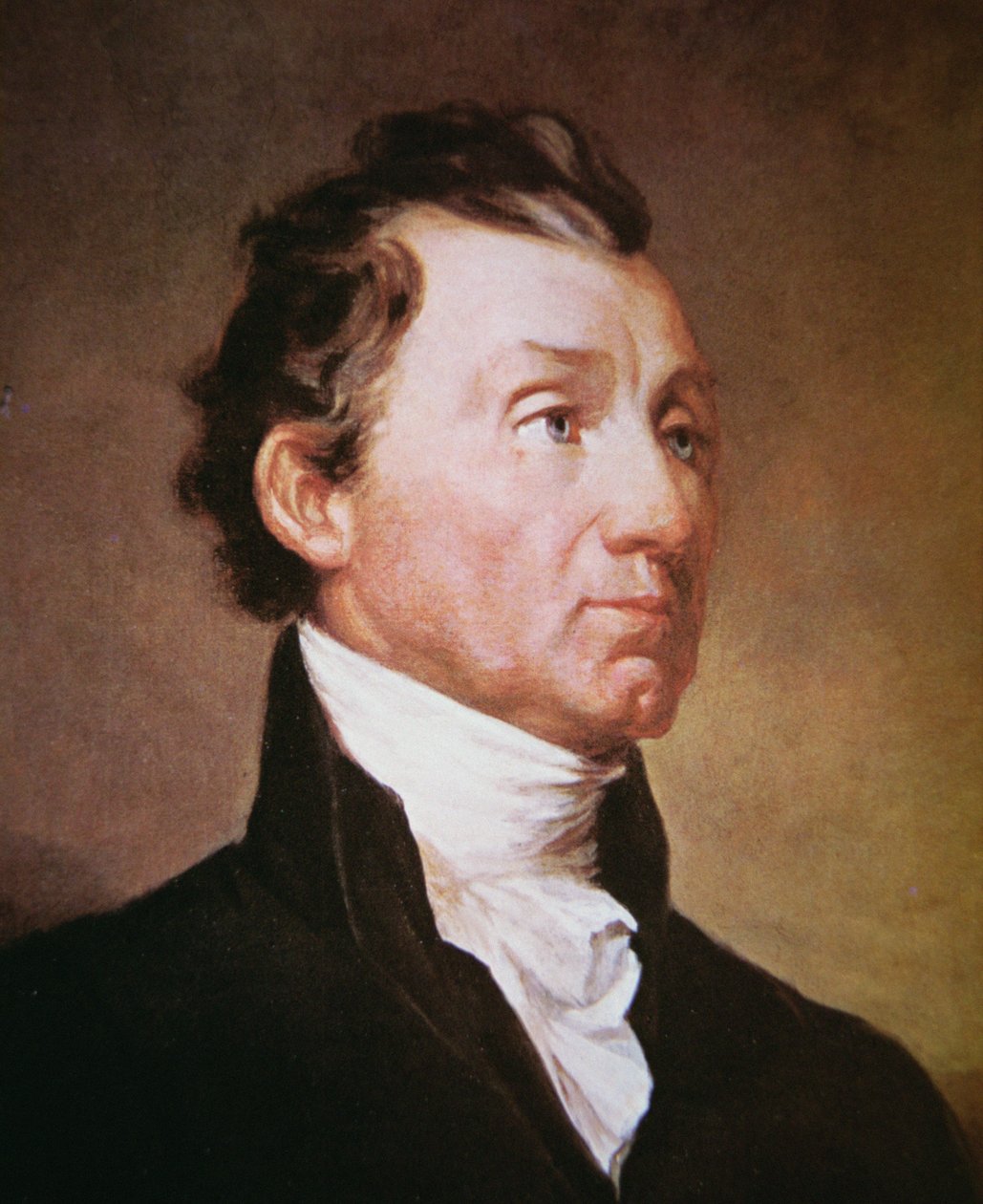 James Monroe (1758-1831) (renkli taş) by Samuel Finley Breese Morse