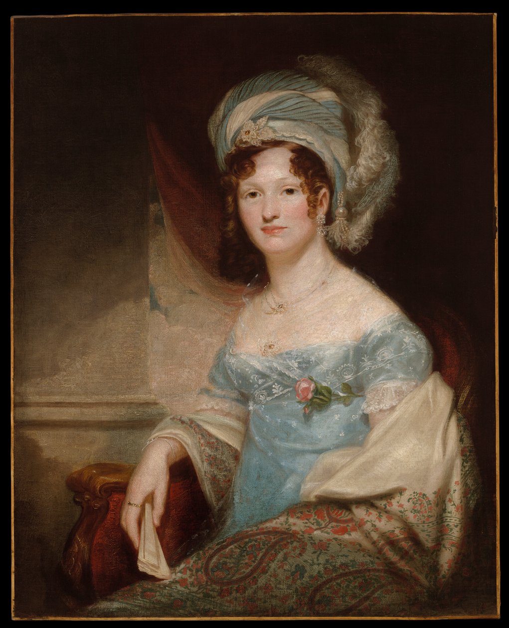 Julia Wooster DeForest (1795) by Samuel Finley Breese Morse