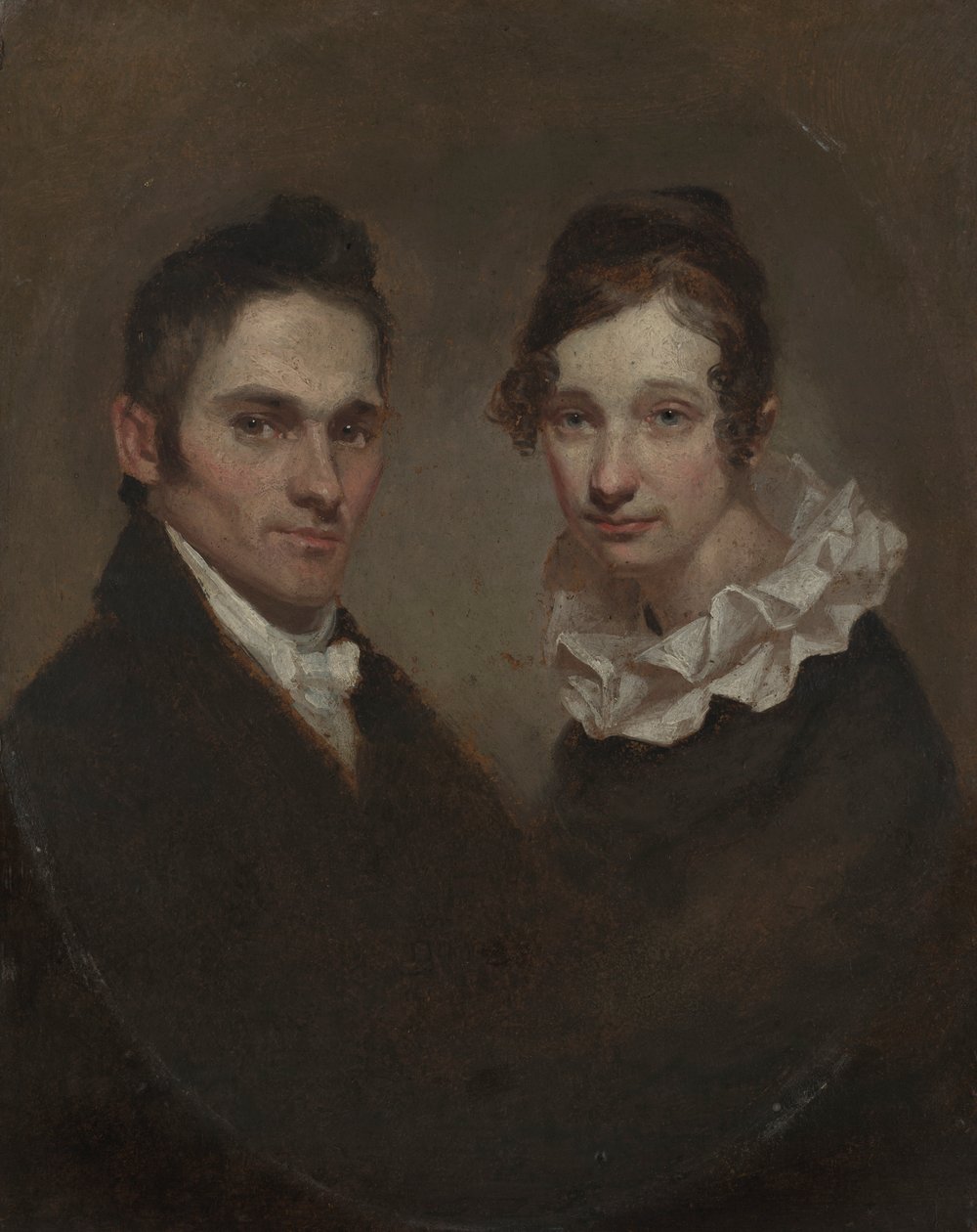 Muhterem Hiram Bingham ve Sybil Moseley Bingham (1789) by Samuel Finley Breese Morse