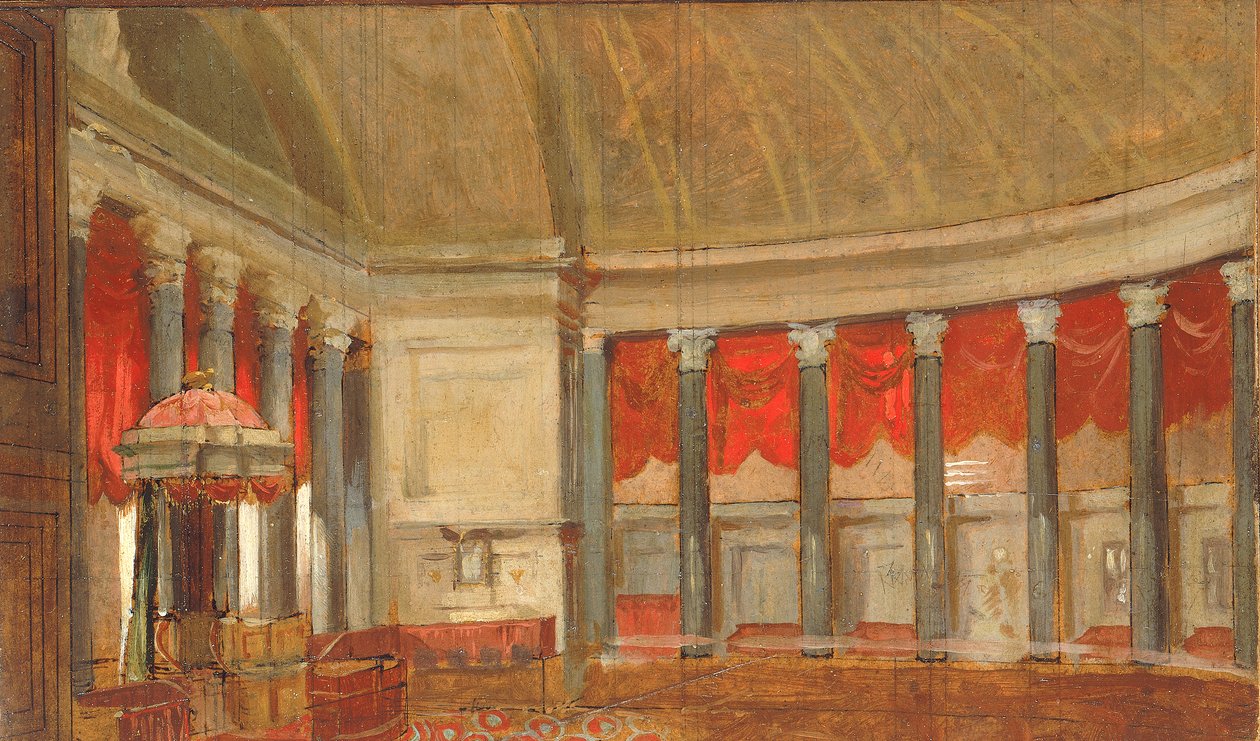 Temsilciler Meclisi Çalışması, ca. 1821. by Samuel Finley Breese Morse