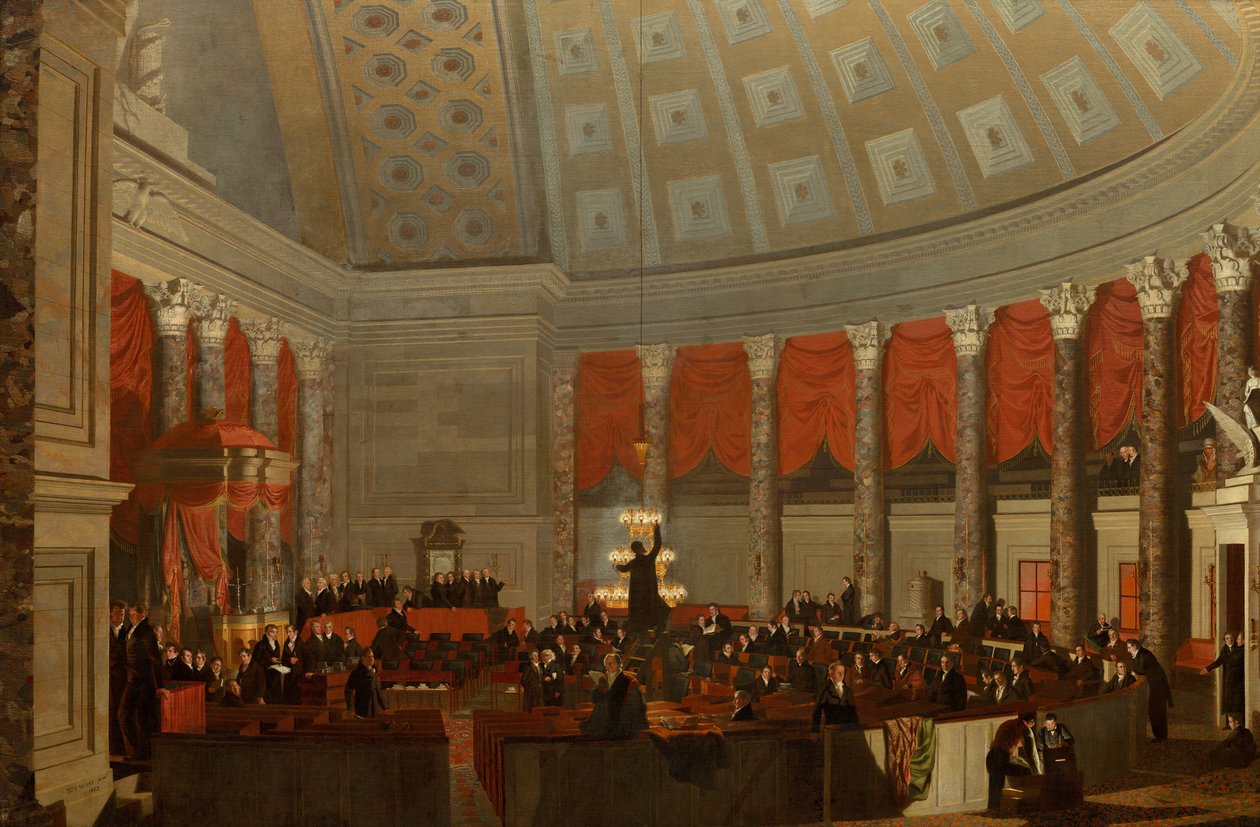 Temsilciler Meclisi, c.1822 by Samuel Finley Breese Morse