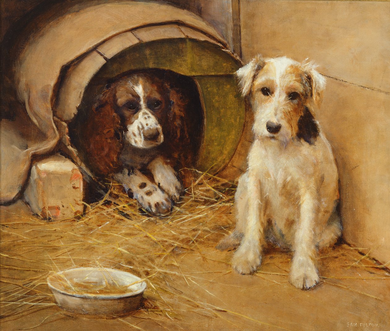 Köpek kulübesinde by Samuel Fulton