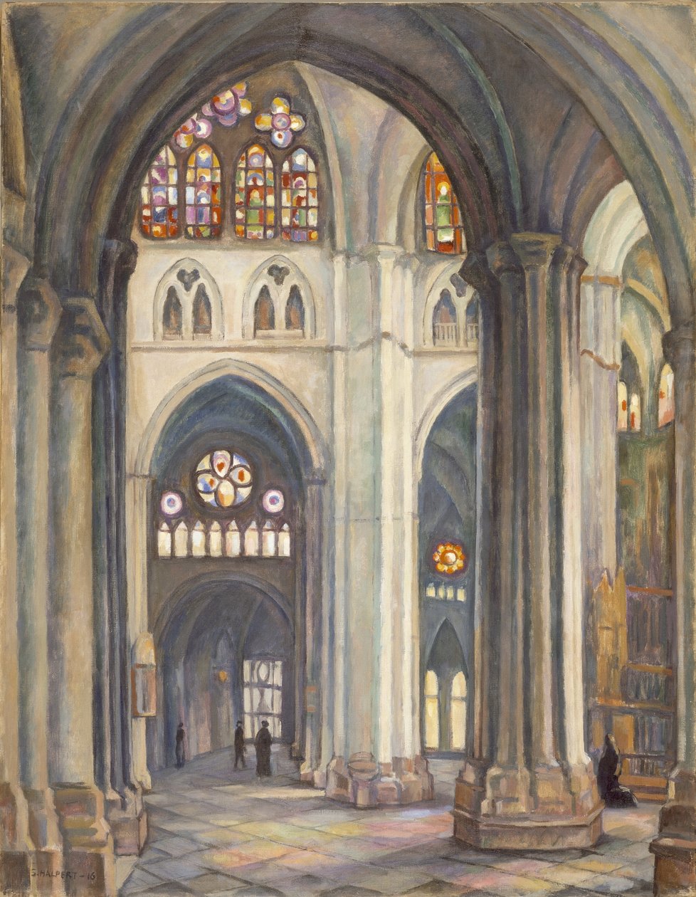 Toledo Katedrali, 1916 by Samuel Halpert