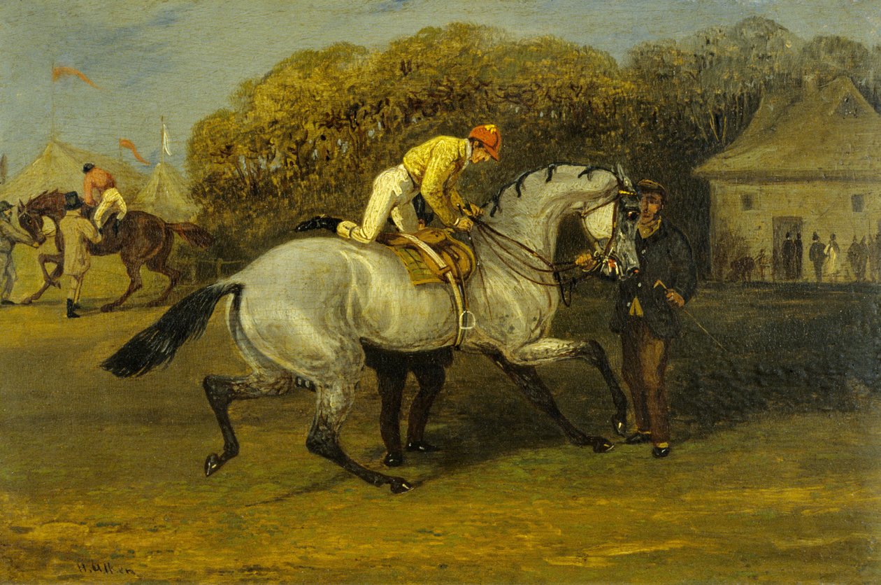 Jokey Montajı (tuval üzerine yağlı boya) by Samuel Henry Alken