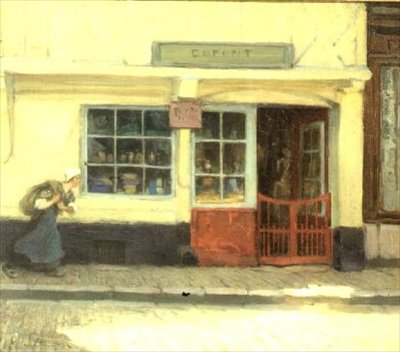sokak sahnesi by Samuel Henry William Llewelyn