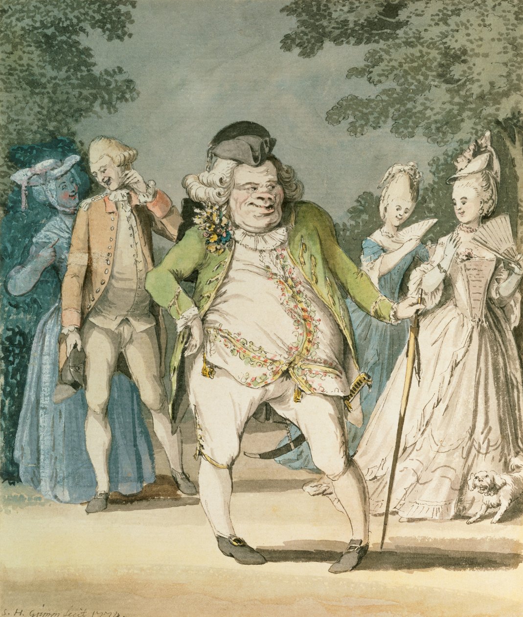 Makarna, 1774 by Samuel Hieronymous Grimm
