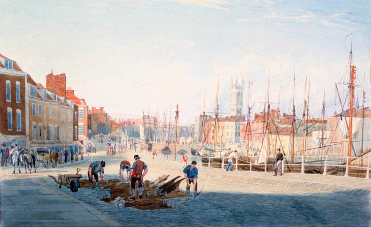 Aziz Augustines Geçit Töreni, Bristol, c1810 by Samuel Jackson