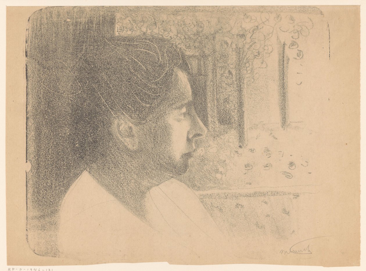 Penceredeki Betsie by Samuel Jessurun de Mesquita (signed by artist)